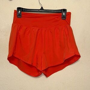 DSG stride high rise Bright ginger orange Women's Athletic Shorts